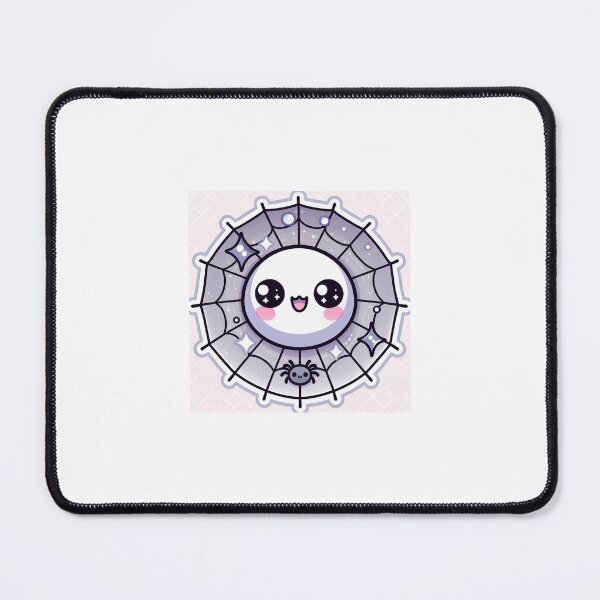 Item preview, Kawaii Halloween Spider Web Sticker designed and sold by PastelPawsArt.