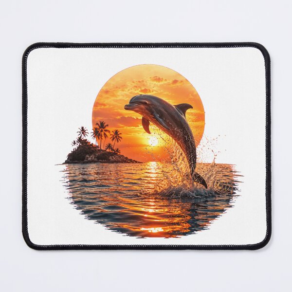 Item preview, Dolphin Sunset Ocean Scene designed and sold by Passionread.