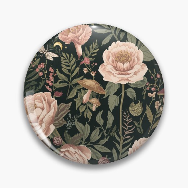 Item preview, Enchanted Garden Maximalist Botanical Seamless Pattern designed and sold by Pink-Blossoms.