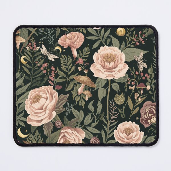 Item preview, Enchanted Garden Maximalist Botanical Seamless Pattern designed and sold by Pink-Blossoms.