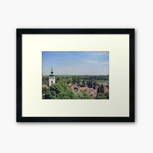 View of Szentendre in Hungary Framed Art Print