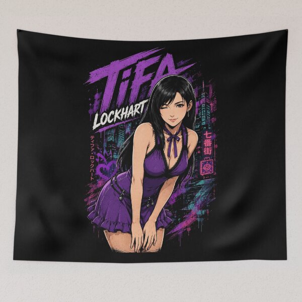 Item preview, Tifa Lockhart - Purple Dress designed and sold by superhetero.