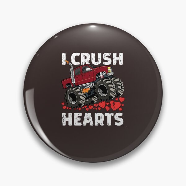Item preview, I Crush Hearts - Funny Monster Truck Valentine's Day Design designed and sold by QUIRKFITs.