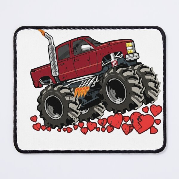 Item preview, I Crush Hearts - Funny Monster Truck Valentine's Day Design designed and sold by QUIRKFITs.