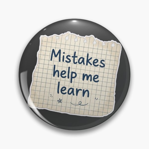 Item preview, Mistakes Help Me Learn - Growth Mindset Notebook Paper designed and sold by MerchYouSearch.