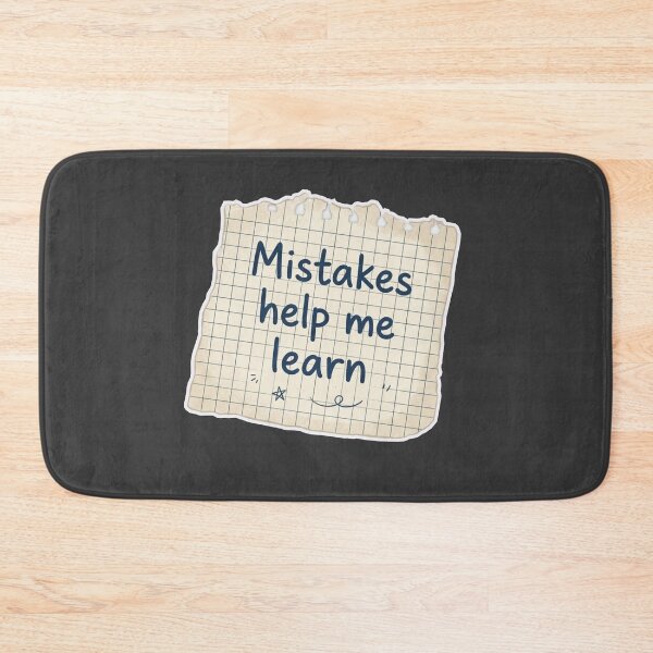 Item preview, Mistakes Help Me Learn - Growth Mindset Notebook Paper designed and sold by MerchYouSearch.
