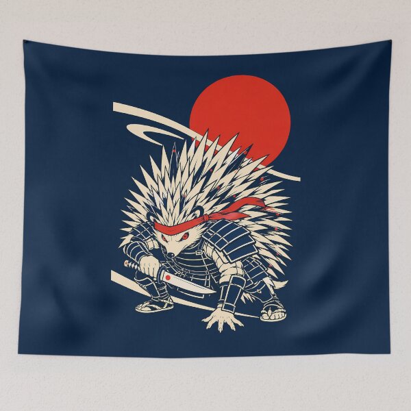 Item preview, Samurai Hedgehog designed and sold by KungPowUnicorn.