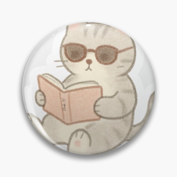 Item preview, Cozy Reader Cat designed and sold by Studio 31.