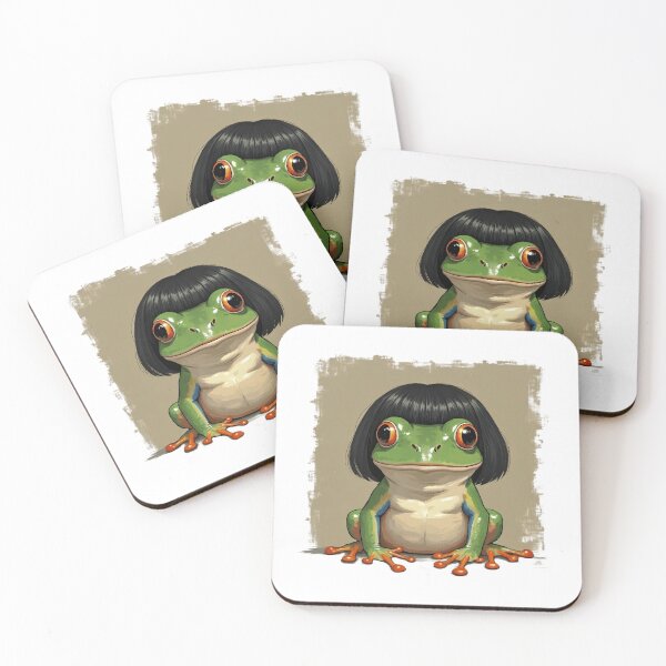 Item preview, Frog With A Bob Weirdcore Meme designed and sold by LunaMagicStudio.