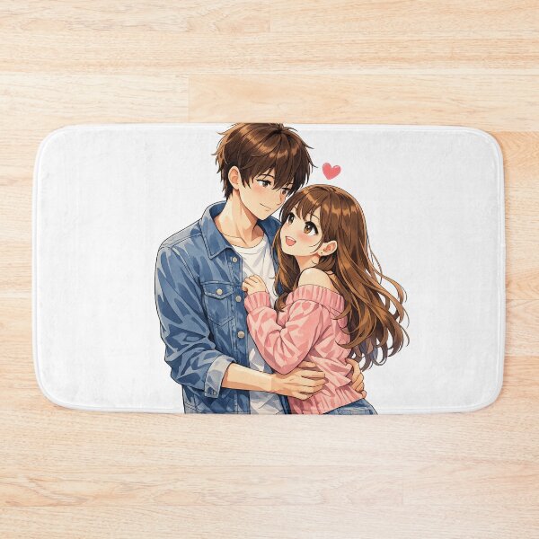 Item preview, Anime couple in a sweet embrace designed and sold by ARIN2550.
