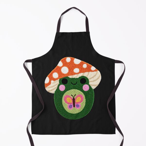 Item preview, Cute Butterfly Frog Mushroom Kawaii Tufted Rug Art designed and sold by ColorSplash123.