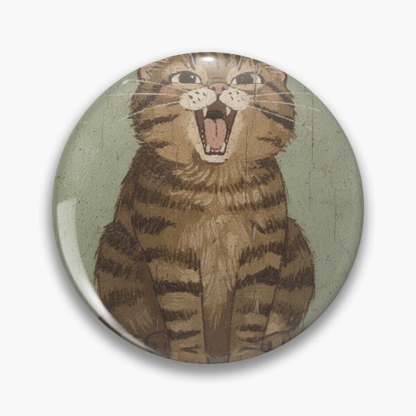 Item preview, Brown Tabby Caught Mid-Yawn designed and sold by PictorialWhimsy.
