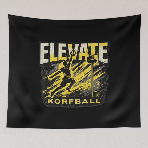 Item preview, Elevate Korfball | Reach Higher Vintage Sports Design designed and sold by Monika Turemka.