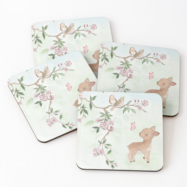 Item preview, Watercolour Deer, Birds & Butterflies – Nature-Inspired Wildlife Art designed and sold by LLilyArt.