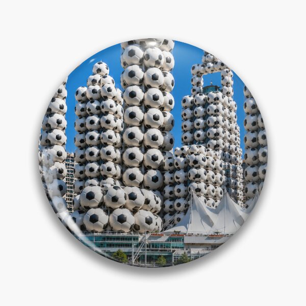 Item preview, Vancouver Soccer Ball Skyline designed and sold by CosmicDreamAI.