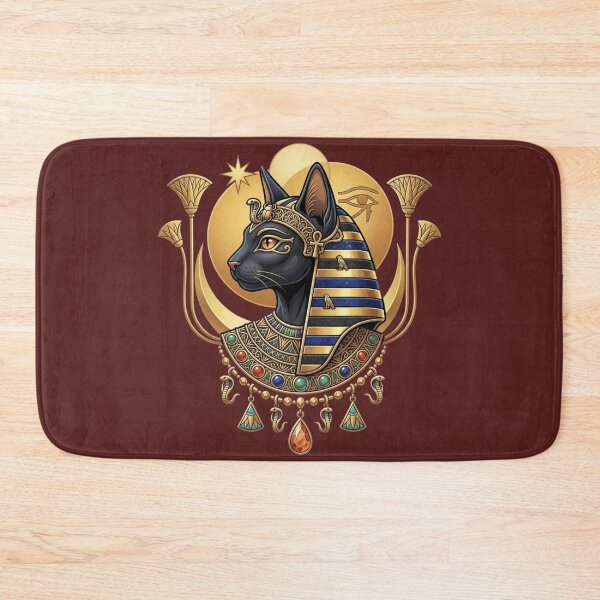Item preview, Bastet Egyptian Cat Goddess | Ancient Egypt Sacred Feline Art Design designed and sold by Queen Cleopatra.