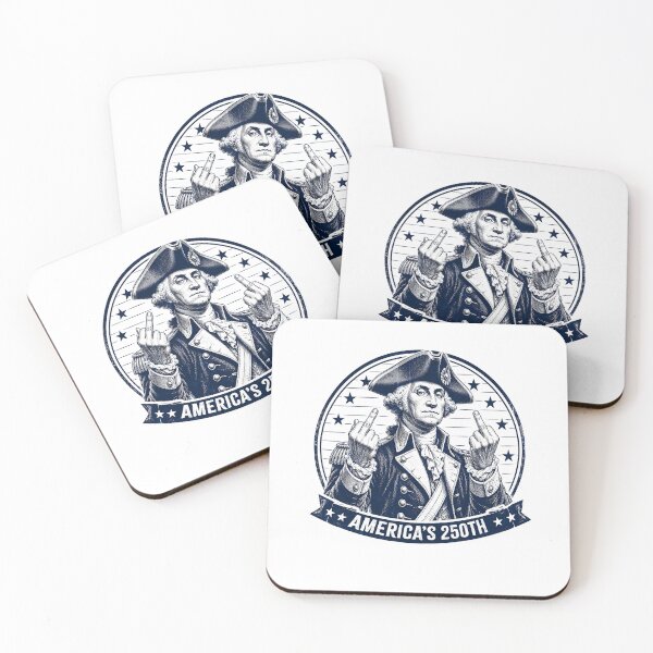 Item preview, Funny George Washington Middle Finger designed and sold by elongatedjazz.