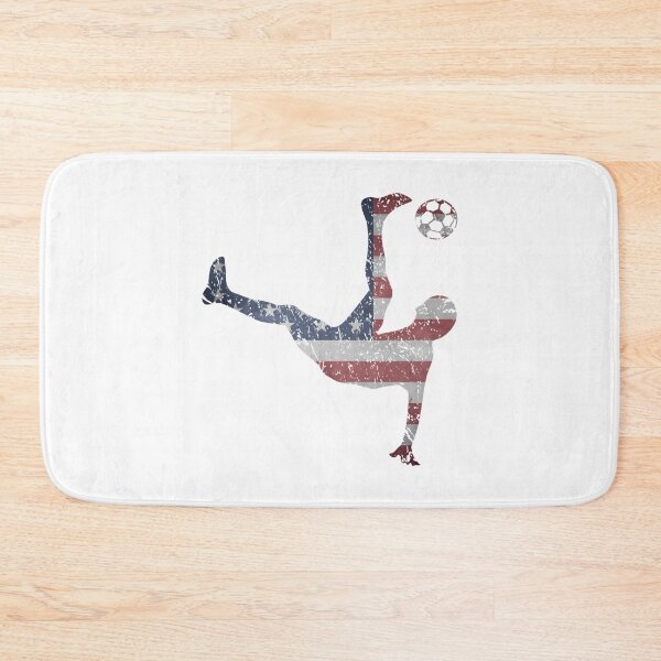 Item preview, Us National Team Bicycle Kick American Flag Soccer designed and sold by geofretread.