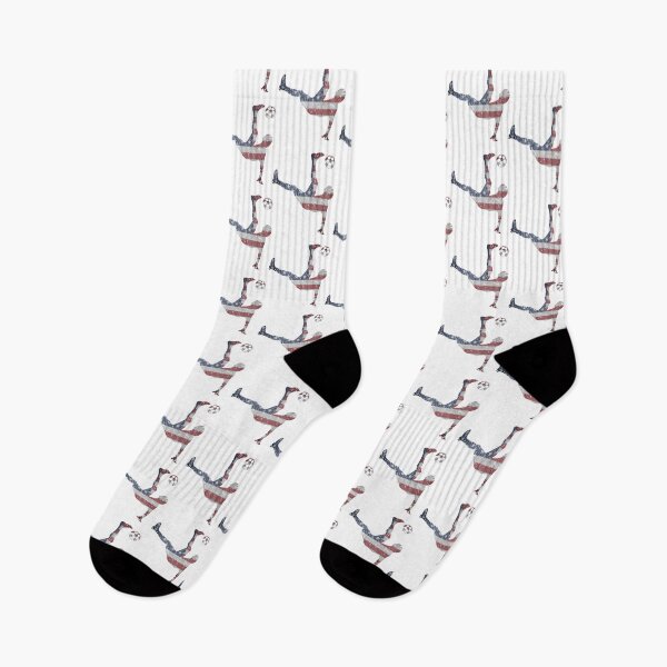 Item preview, Us National Team Bicycle Kick American Flag Soccer designed and sold by geofretread.