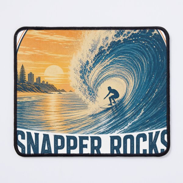 Item preview, Gold Coast Barrel – Snapper Rocks Surf T-Shirt Design designed and sold by Jandedan.