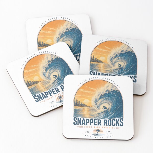 Item preview, Gold Coast Barrel – Snapper Rocks Surf T-Shirt Design designed and sold by Jandedan.