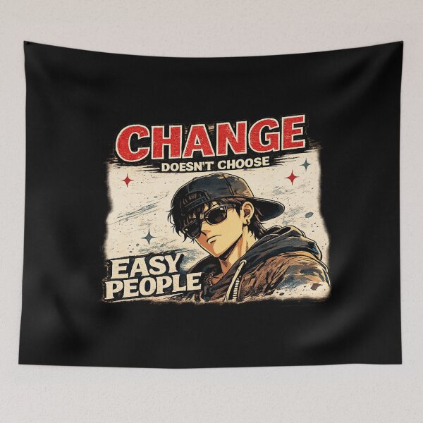Item preview, Change Doesn't Choose Easy People designed and sold by jeehh.