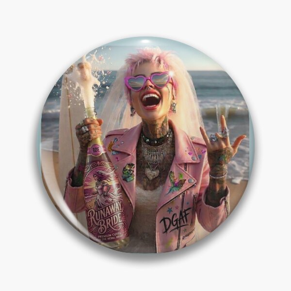 Item preview, Punk Bride Pink Jacket Celebration designed and sold by Voodoo Store Paranormal Collections.