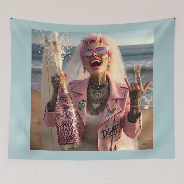 Item preview, Punk Bride Pink Jacket Celebration designed and sold by Voodoo Store Paranormal Collections.