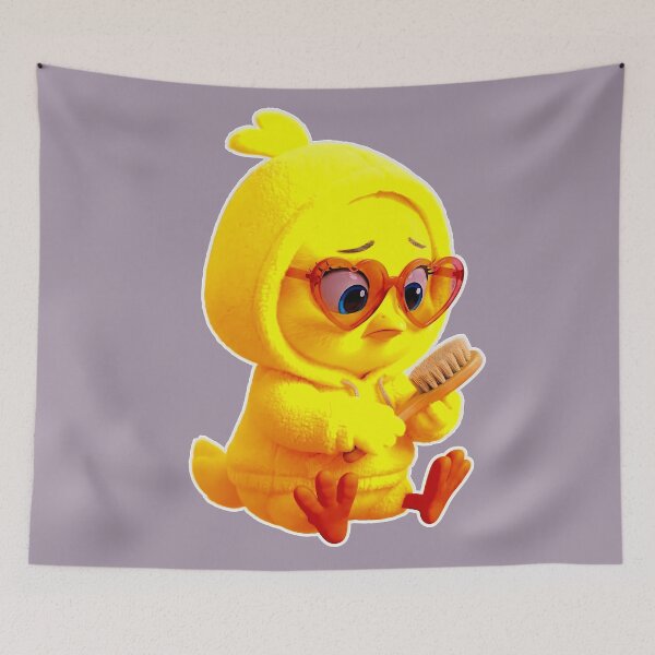 Item preview, Cute Chick Vibes – Adorable Baby Chick Stickers & Kawaii Art designed and sold by Cyber-ART-Studio.