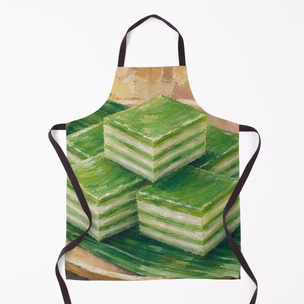 Item preview, Steamed Pandan Layer Cake designed and sold by BlackDotBunny.