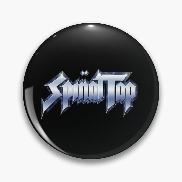 Item preview, Spinals Taps Chrome Metal Rock Logo designed and sold by MeanpersonaArt.