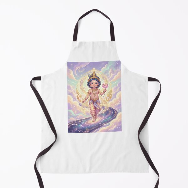 Item preview, Celestial Baby Krishna Lotus Journey, Divine Krishna designed and sold by rachada99.