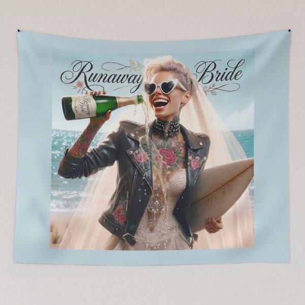 Item preview, Punk Bride Surfboard Celebration Party designed and sold by Voodoo Store Paranormal Collections.