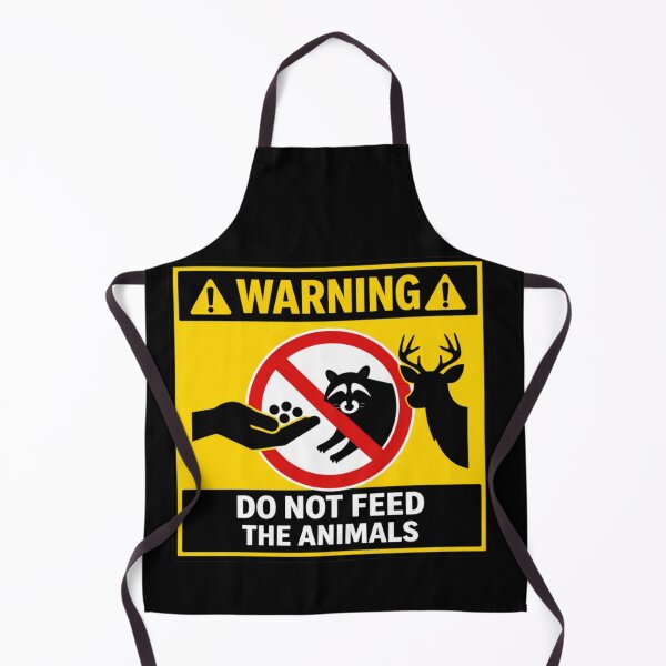 Item preview, WARNING: DO NOT FEED THE ANIMALS designed and sold by Beluga Cat.