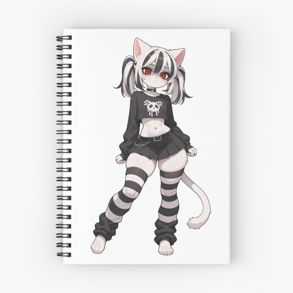 Item preview, Kat the Mall Goth designed and sold by CeluniaMoon's Art - Cute Furry, Anime, and More! .