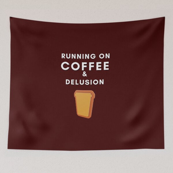 Item preview, Running On Coffee & Delusion | Entrepreneur Shirt | Startup Founder Gift designed and sold by adysart81.