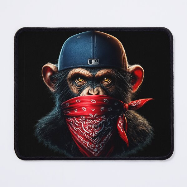 Item preview, Urban Rebel Chimpanzee Streetwear Portrait designed and sold by NeonCore.