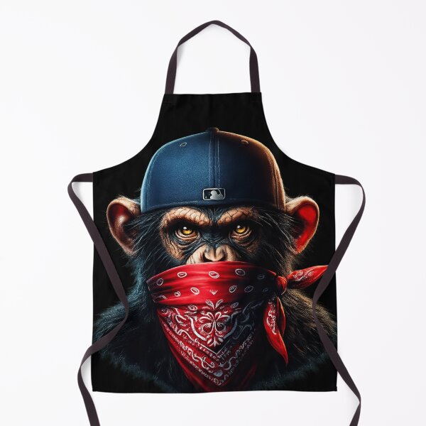 Item preview, Urban Rebel Chimpanzee Streetwear Portrait designed and sold by NeonCore.
