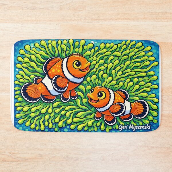 Item preview, damselfishes The Clownfish designed and sold by The Art Queen Of Michigan .