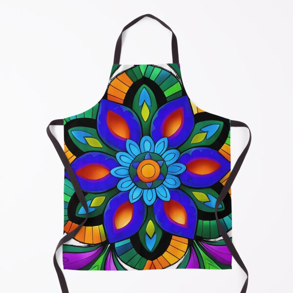 Item preview, Colorful Mandala Flower Pattern designed and sold by HealingArtByLna.