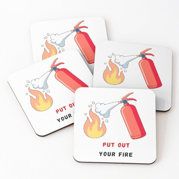 Item preview, Put Out Your Fire Funny Fire Extinguisher Design designed and sold by CrownINDesign.