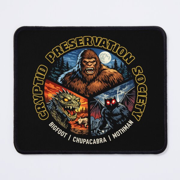 Item preview, Cryptid Preservation Society designed and sold by Cut & Paste Productions.