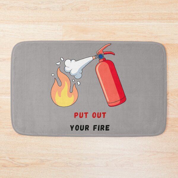Item preview, Put Out Your Fire Funny Fire Extinguisher Design designed and sold by CrownINDesign.