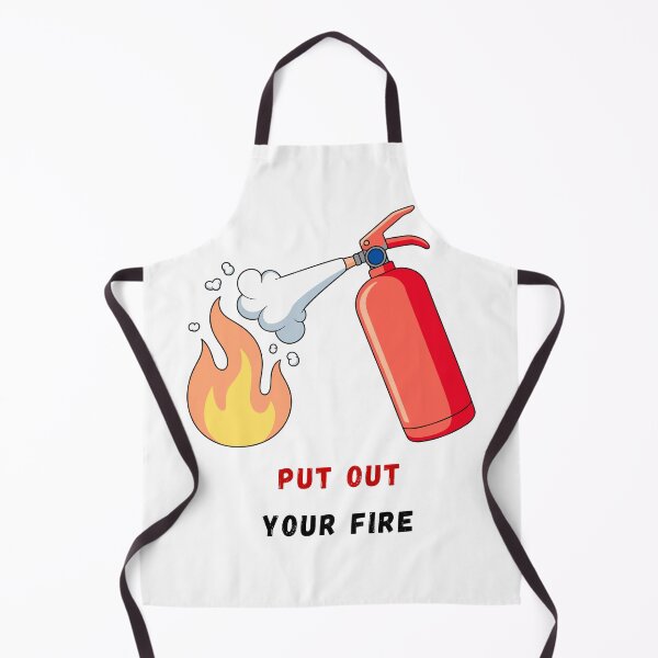 Item preview, Put Out Your Fire Funny Fire Extinguisher Design designed and sold by CrownINDesign.