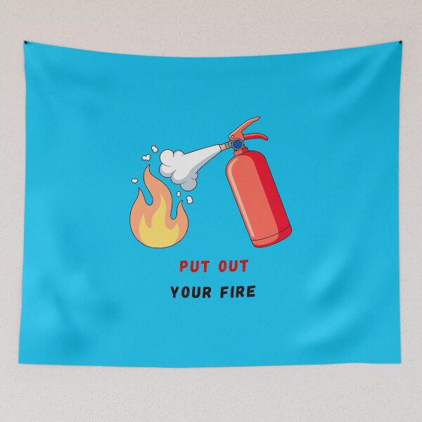 Item preview, Put Out Your Fire Funny Fire Extinguisher Design designed and sold by CrownINDesign.