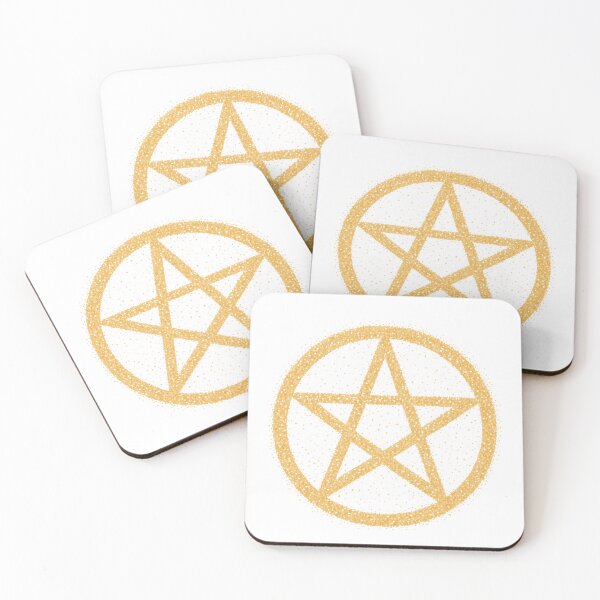Item preview, Copy of The  gold wicca  Pentacle — Mystic Prints designed and sold by Liberty4Punk.