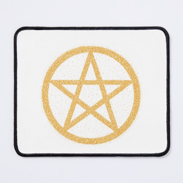 Item preview, Copy of The  gold wicca  Pentacle — Mystic Prints designed and sold by Liberty4Punk.