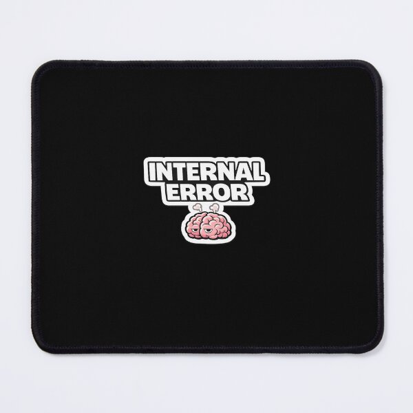 Item preview, Internal Error Funny Brain Sticker designed and sold by WestonStudio.