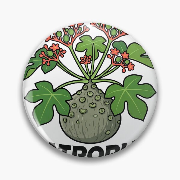 Item preview, Minimalist Jatropha Podagrica Caudex Club Graphic designed and sold by GreenDivisionJP.