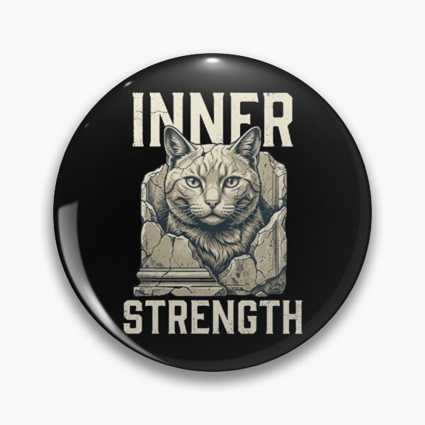 Item preview, Inner Strength – Cat Breaking Barriers designed and sold by Dogandesighn.